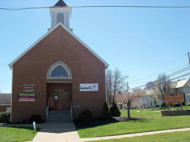 Strasburg, Ohio library and town hall.