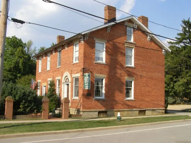 John Stoughton Strong House, National Historic Register, Strongsville, Ohio. On the north side of the square.