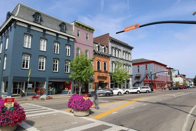 Buildings in Troy, Ohio in 2023