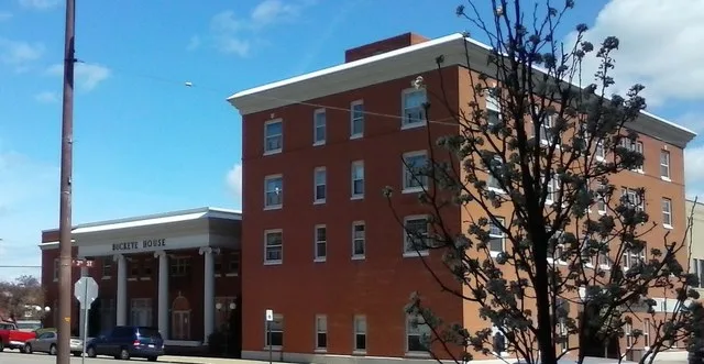 Apartment building, downtown Uhrichsville, Ohio