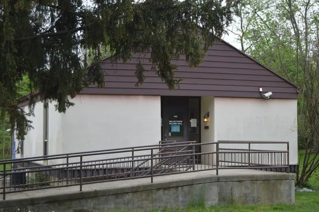 Front of Village Hall in Valleyview , Ohio , United States , located at 432 N. Richardson Avenue.