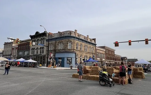 Downtown Xenia in 2024
