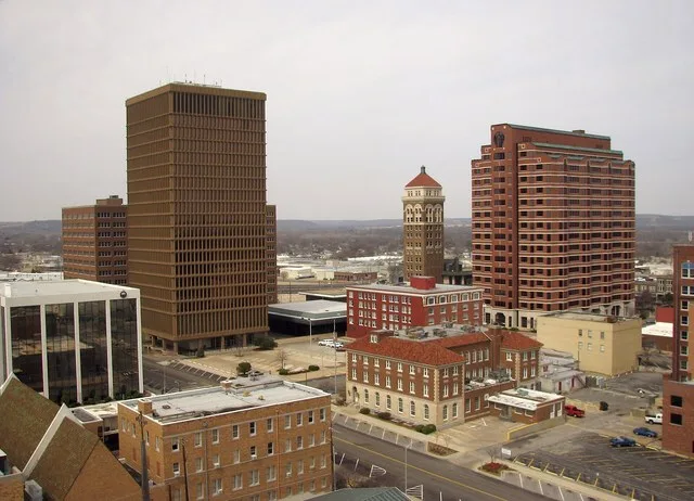 Downtown Bartlesville, Oklahoma .