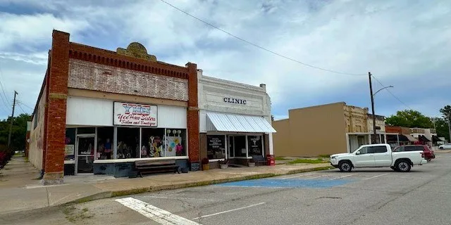 Downtown Beggs in July 2025