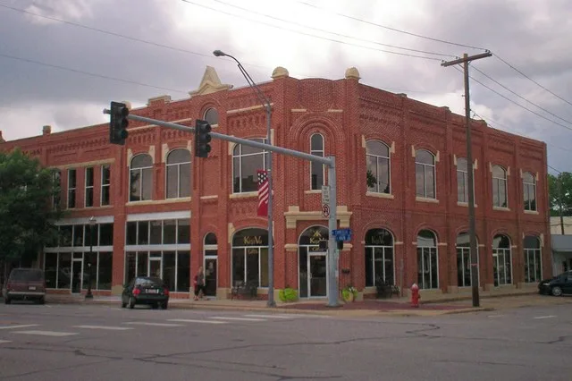 Historic Building in downtown Broken Arrow, Oklahoma. Taken by Jordan MacDonald on July 2nd, 2007