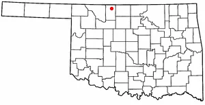 Adapted from Wikipedia's OK county maps by Seth Ilys.