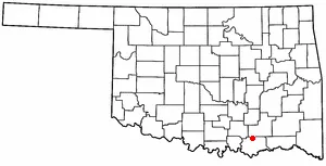 Adapted from Wikipedia's OK county maps by Seth Ilys.