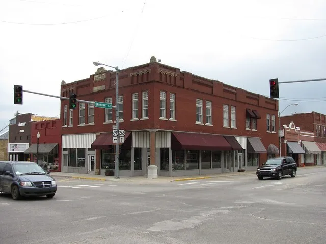 Kniseley and Long Building, Checotah Oklahoma This is an image of a place or building that is listed on the National Register of Historic Places in the United States of America ...