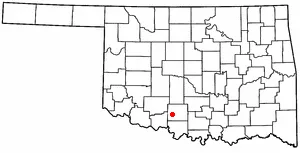 Adapted from Wikipedia's OK county maps by Seth Ilys.