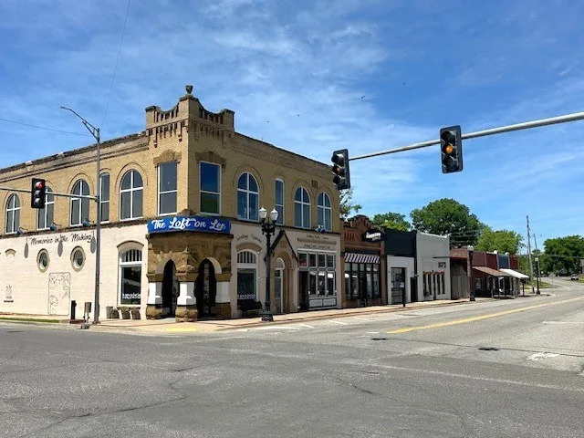 In Fort Gibson's Downtown, in May 2025