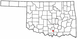 Adapted from Wikipedia's OK county maps by Seth Ilys.