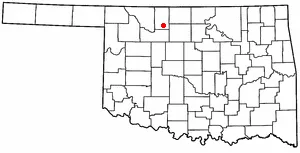 Adapted from Wikipedia's OK county maps by Seth Ilys.