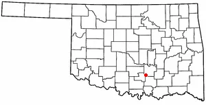 Adapted from Wikipedia's OK county maps by Seth Ilys.