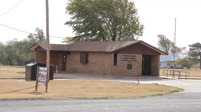 United States Post Office, Hillsdale, OK. October 2022.