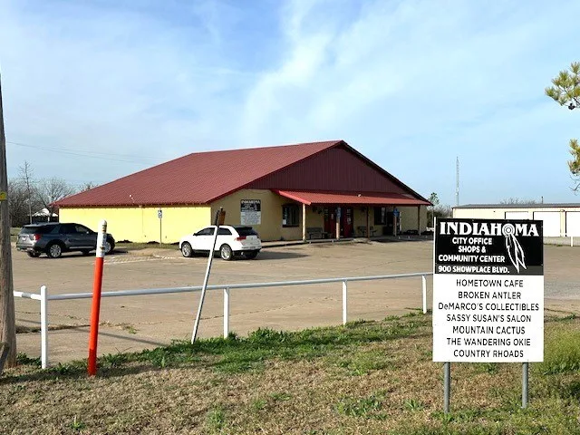 City Hall at Indianhoma OK, 3-2025