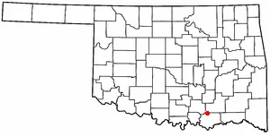Adapted from Wikipedia's OK county maps by Seth Ilys.