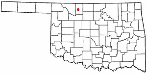Adapted from Wikipedia's OK county maps by Seth Ilys.