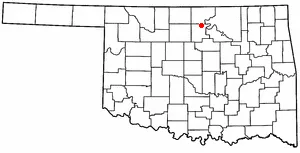 Adapted from Wikipedia's OK county maps by Seth Ilys.