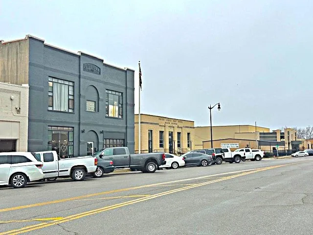 1911 City Hall, Post Office, and School at Marlow, OK 3-2025
