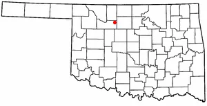 Adapted from Wikipedia's OK county maps by Seth Ilys.