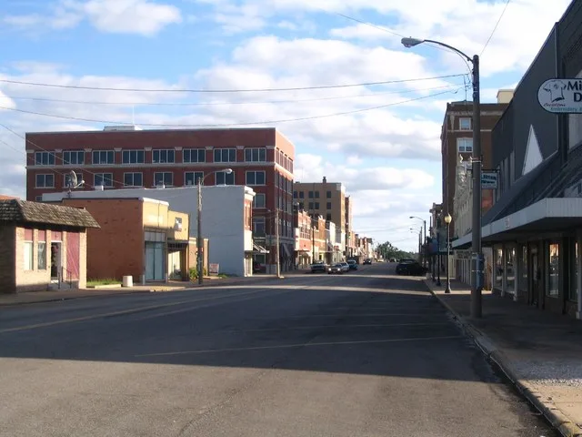 Downtown Miami, OK street
