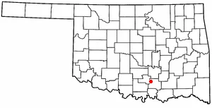 Adapted from Wikipedia's OK county maps by Seth Ilys.
