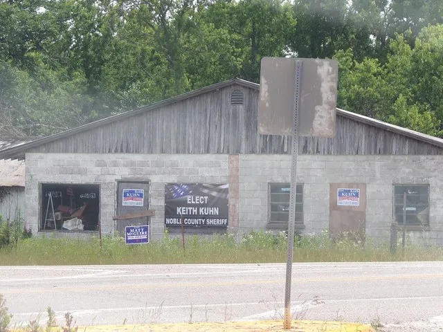 I took this picture in Morrison, Oklahoma.