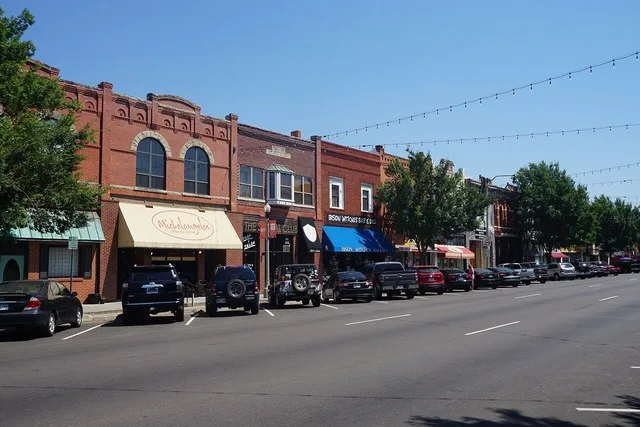 East Main Street in Norman , Oklahoma ( United States ).