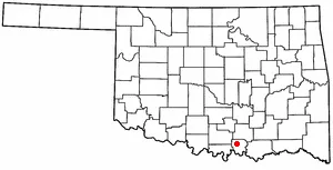 Adapted from Wikipedia's OK county maps by Seth Ilys.
