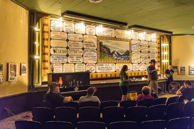 Ralston Opera House Interior built in 1902, listed NRHP