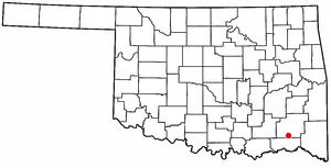 Adapted from Wikipedia's OK county maps by Seth Ilys.