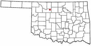 Adapted from Wikipedia's OK county maps by Seth Ilys.