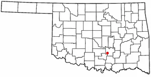 Adapted from Wikipedia's OK county maps by Seth Ilys.