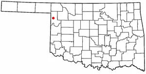 Adapted from Wikipedia's OK county maps by Seth Ilys.