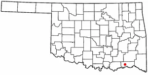 Adapted from Wikipedia's OK county maps by Seth Ilys.