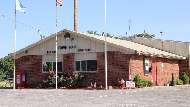 The Town Hall of Union City, Oklahoma, United States.