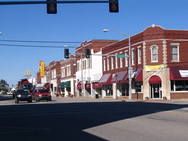 Downtown Vinita, OK on US Route 66