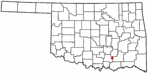 Adapted from Wikipedia's OK county maps by Seth Ilys.