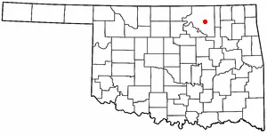 Adapted from Wikipedia's OK county maps by Seth Ilys.