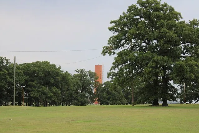 Water tower in Yale, Oklahoma