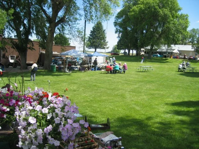 Adrian, Oregon School grounds.