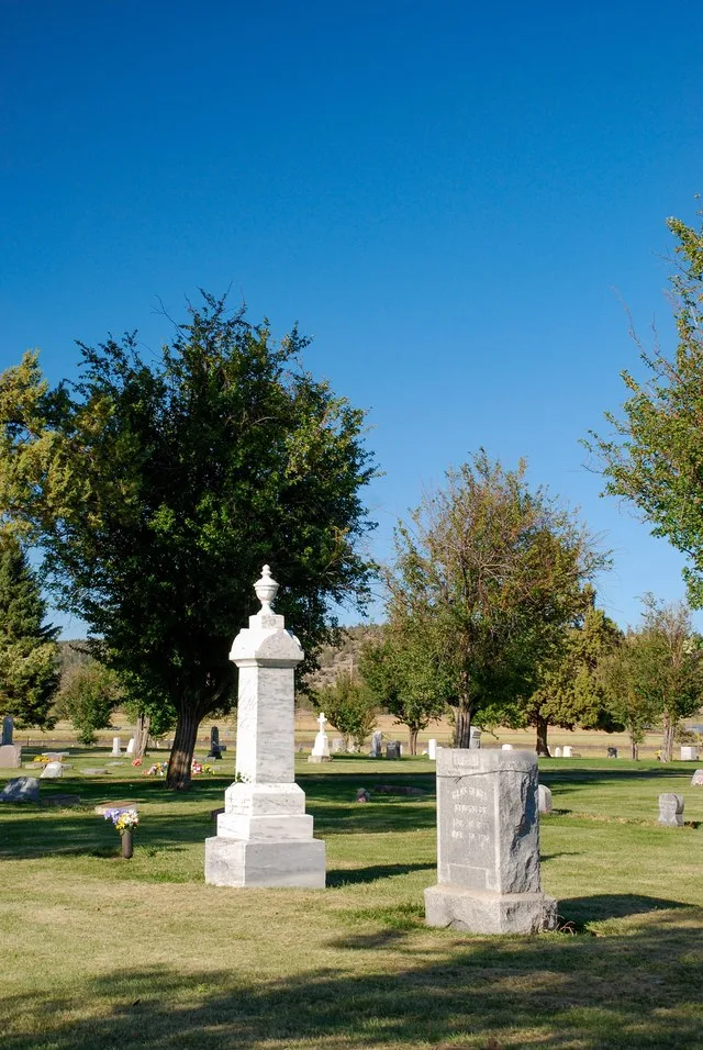A cemetery near Bonanza. Klamath County.