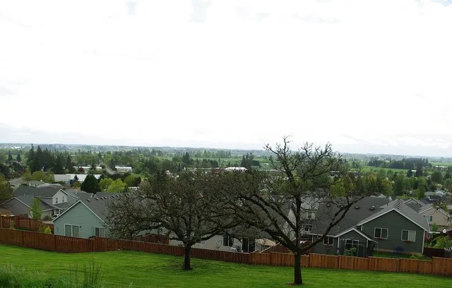 Overlooking w:Dundee, Oregon , USA