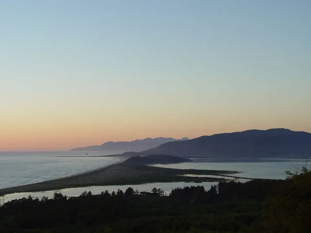 Tillamook Bay at Garibaldi, Oregon , USA
