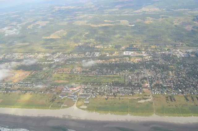 Aerial View of Gearhart, Oregon