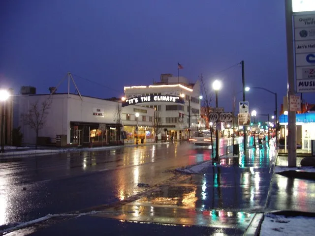 The "It's The Climate" sign in Grants Pass, Oregon