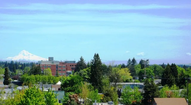 Hillsboro, Oregon , United States , and Mount Hood .