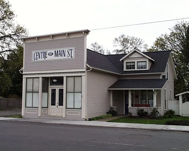 T.M. and Emma Witten Drug Store-House in Jefferson Oregon. On the National Register of Historic Places.