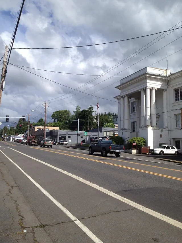 Downtown Rainier, Oregon.
