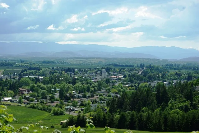view of w:Sheridan, Oregon , USA